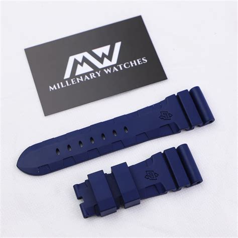 rubber straps for panerai|aftermarket panerai watch straps.